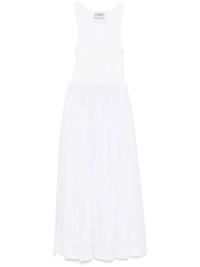 Iceberg Layered-effect Midi Dress In White