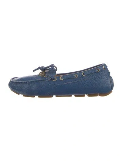 Pre-owned Iceberg Leather Moccasins In Blue