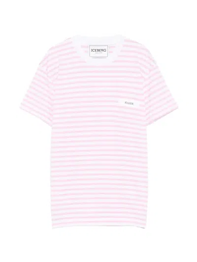 Iceberg Light And Natural Mini T-shirt For Women In Pink
