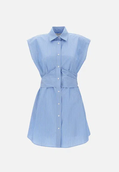 Iceberg Cotton Poplin Dress In Blue