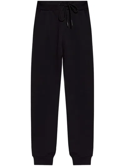Iceberg Logo-appliqué Track Pants In Schwarz