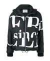 Iceberg Logo Details Cotton Suit In Black