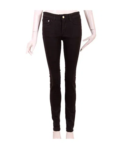 Iceberg Logo Details Jeans In Black