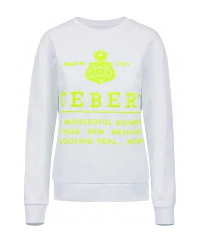 Iceberg Logo Details Sweater In White