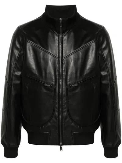 Iceberg Logo-embossed Jacket In Black
