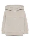 Iceberg Hoodie Mit Logo-stickerei In Grau