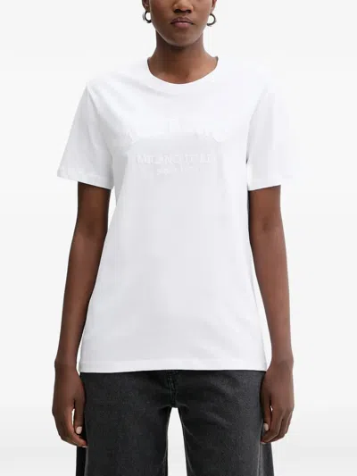 Iceberg Logo-embroidered T-shirt In White