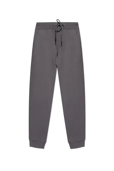 Iceberg Logo Embroidered Tapered Leg Sweatpants In Black