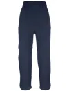 Iceberg Logo-embroidered Track Pants In Blue