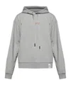 Iceberg Graphic-print Drawstring Hoodie In Gray
