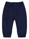 Iceberg Logo-patch Cargo Pants In Blue