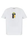 Iceberg Logo Patch Crewneck T-shirt In White
