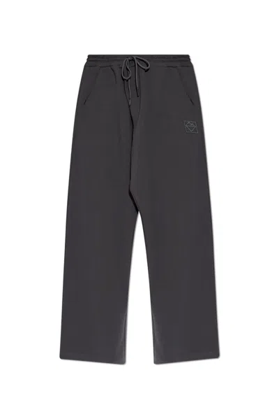 Iceberg Logo-patch Sweatpants In Grey