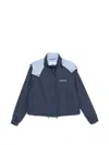 Iceberg Logo-patch Jacket In Blue