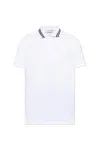 Iceberg Logo Patch Short-sleeved Polo Shirt In White