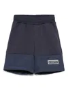 Iceberg Logo-patch Shorts In Blue