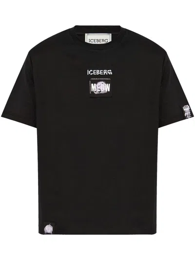 ICEBERG LOGO-PATCH T-SHIRT