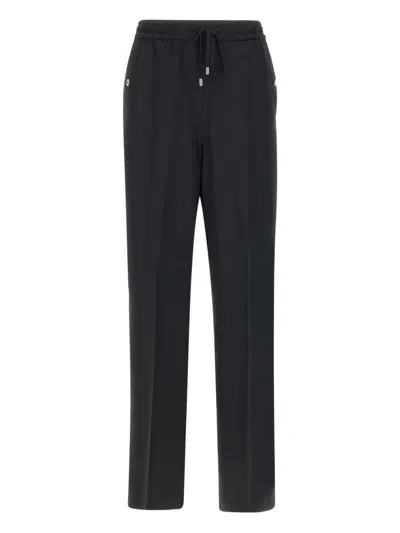 Iceberg Logo-patch Trousers In Black