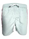 Iceberg Logo-pattern Side-stripe Swim Shorts In Blue