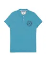Iceberg Logo Polo Shirt In Blue