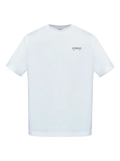 Iceberg Logo-print T-shirt In Blue