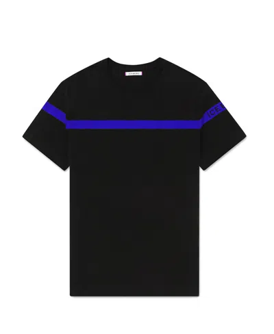 Iceberg Logo Printed T-shirt In Black