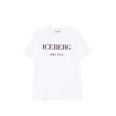 Iceberg Logo T-shirt In White