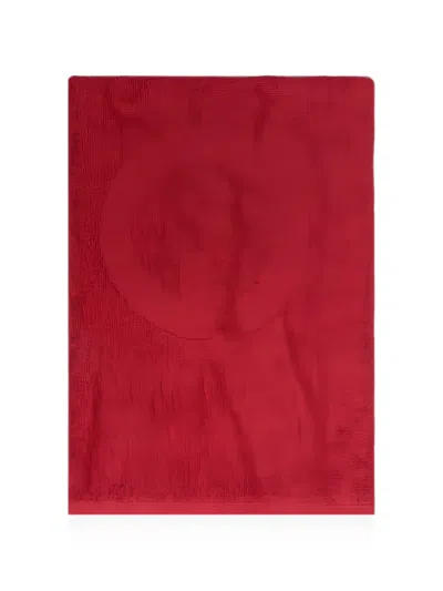 Iceberg Logo-debossed Beach Towel In Red