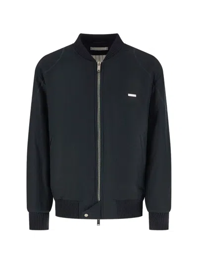 Iceberg Logo-plaque Bomber Jacket In Purple