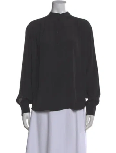 Pre-owned Iceberg Long Sleeve Blouse W/ Tags In Gray