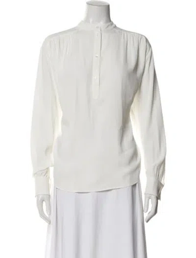 Pre-owned Iceberg Long Sleeve Blouse W/ Tags In White