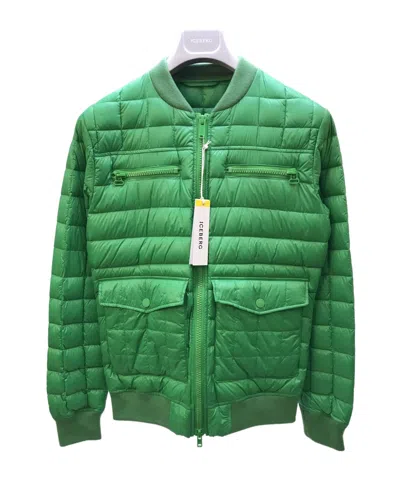 Iceberg Long-sleeved Down Jacket In Green