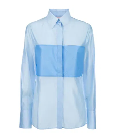 Iceberg Long-sleeved Shirt In Blue