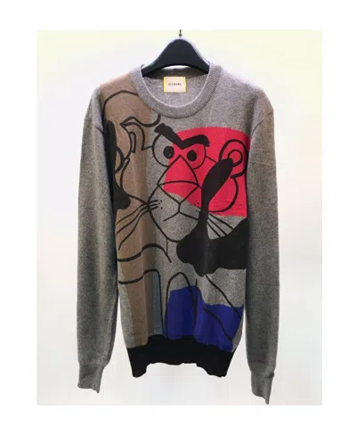 Iceberg Long-sleeved Sweater In Black