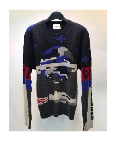 Iceberg Long-sleeved Sweater In Black