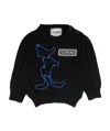 Iceberg Long-sleeved Sweater In Black
