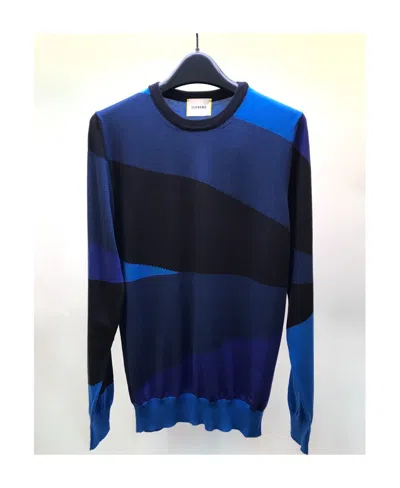 Iceberg Long-sleeved Sweater In Blue