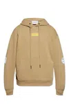 Iceberg Drawstring Hoodie In Nude