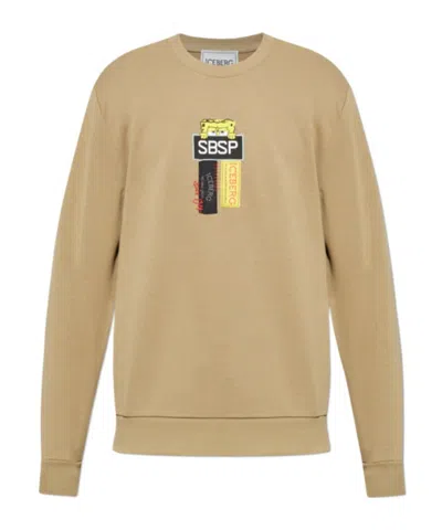 ICEBERG ICEBERG LOGO PRINTED SWEATSHIRT