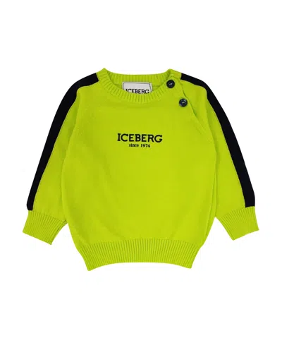 Iceberg Long-sleeved Sweater In Yellow