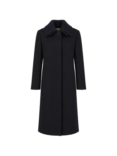 Iceberg Long-sleeves Coat In Blue