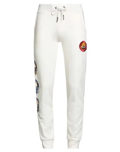 Iceberg Looney Tunes Man Pants Cream Size 3xl Cotton, Polyester In White