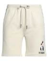 Iceberg Looney Tunes Man Shorts & Bermuda Shorts Cream Size Xl Cotton In White