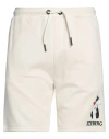 Iceberg Looney Tunes Man Shorts & Bermuda Shorts Ivory Size L Cotton, Modal, Polyester In White