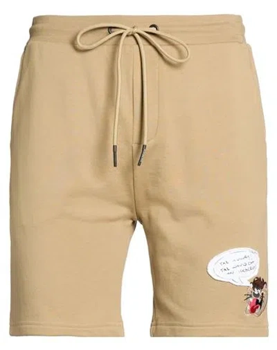 Iceberg Looney Tunes Man Shorts & Bermuda Shorts Sand Size Xl Cotton In Brown