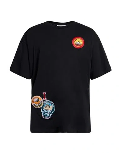 Iceberg Looney Tunes Man T-shirt Black Size Xl Cotton