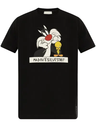 Iceberg Looney Tunes-print T-shirt In Black