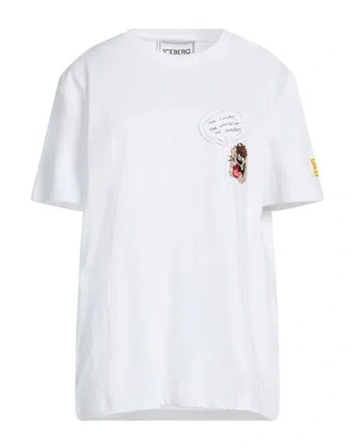 Iceberg Looney Tunes Woman T-shirt White Size L Cotton