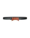 Iceberg Man Belt Black Size 39.5 Lambskin In Black