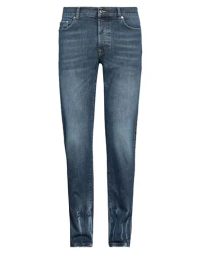 Iceberg Man Jeans Blue Size 34 Cotton, Elastane